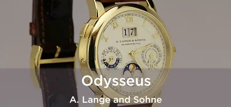  Odysseus A. Lange and Sohne